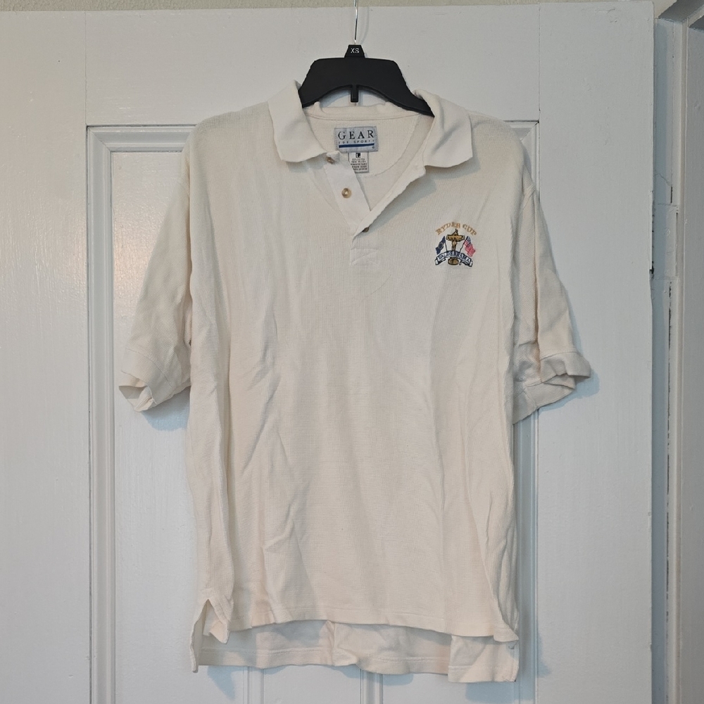Men's Cream Polo Shirt